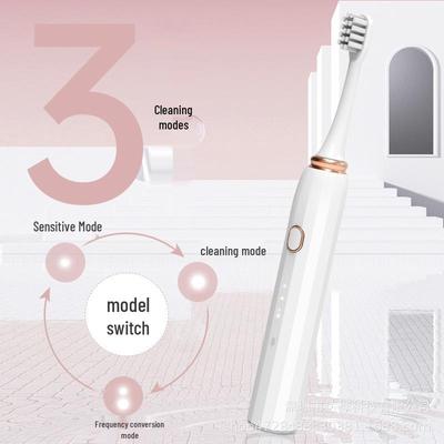 Popular Rechargeable Adult Electric Toothbrush with Soft Bristles, IPX7 Waterproof, Sonic Technology, and Long Battery Life
