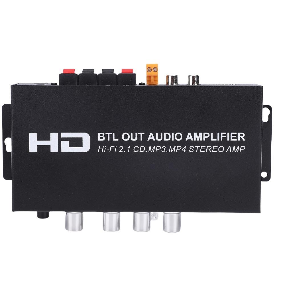 Independent Treble/Bass/Volume EQ Stereo Power Amplifier Audio Amplifier System  Car Use