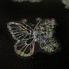 100 Transparent Butterfly Holographic PET Laser Stickers