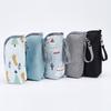 Baby Bottle Bag Adorable Zipper Closure Oxford Cloth Portable Car Stroller Breast Milk Insulated Bag Nursery Supplies