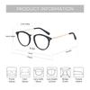 ZENOTTIC Retro Round Optical Prescription Eyeglasses Frames Unisex Ultralight Acetate Metal Spectacle Frame