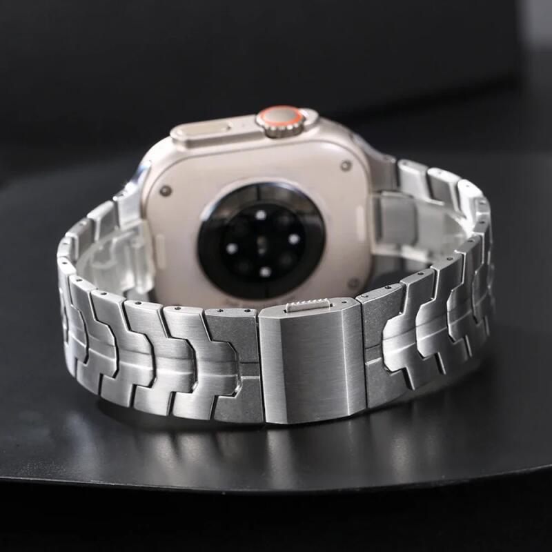 Magnetic Stainless Steel Strap For Apple Watch Band Series 10 46mm  Iron Man Watchband iWatch 9 Ultra 2 49mm 45mm 44mm 42mm