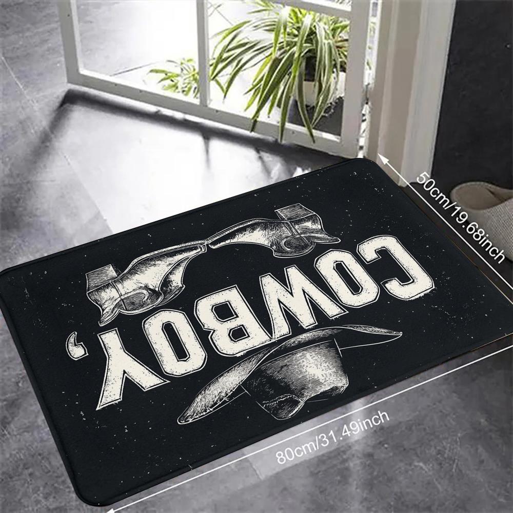 1pc Modern Style Rug Carpet Doormat, for Bedroom Living Room Home Kitchen Decor Indoor Holiday Decoration, Autumn And Summer Decoration