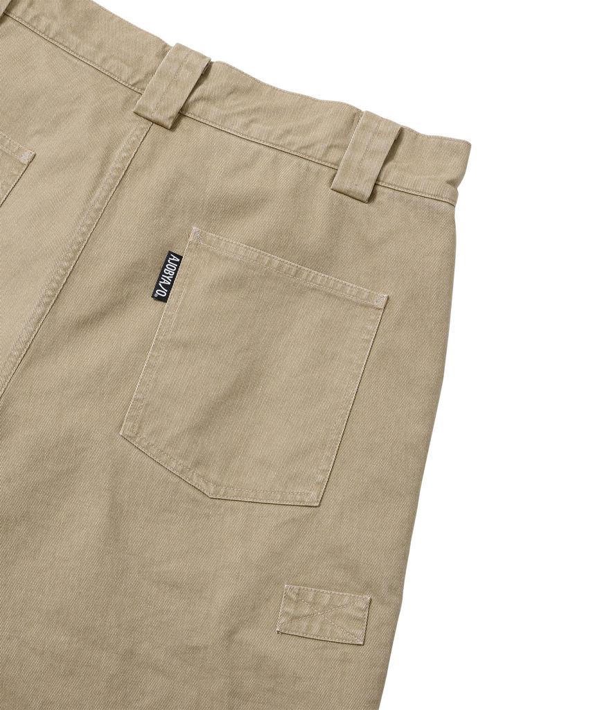AJOBYAJO Washed Layered Cargo Skirt Shorts [Beige]