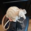 Nischen Design Tasche Niedlich Kreativ Dreidimensional Elefant Ins Stil Modisch Ein Schulter Crossbody