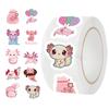 500 Pictures/roll Roll Tape Axolotl Handbook Material Decorative Envelope Seal Sticker