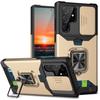 Applicable To Samsung S26Ultra Window Push Card Mobile Phone Case S25Ultra Bracket S24Ultra Anti-drop Protection