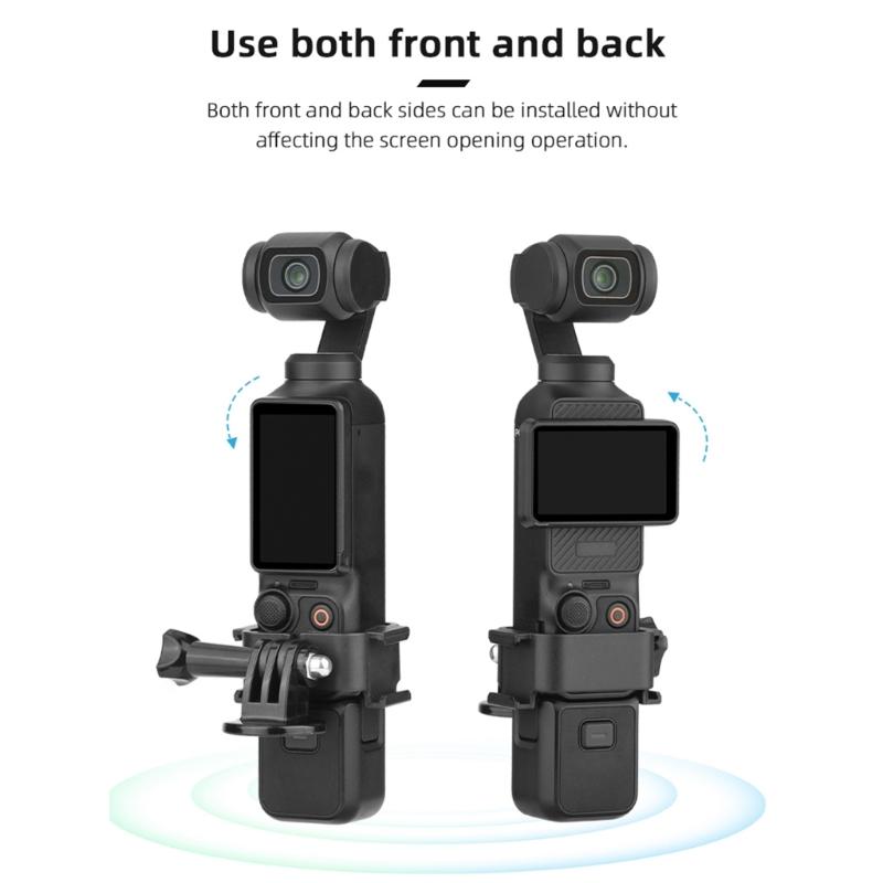 Adattatore Shoe Fredda Versatile per Gabbia Fotocamera per Pocket 3 Clip per Zaino Fotografico Perfetto per Riprese all'Aperto Fotografia di Viaggio