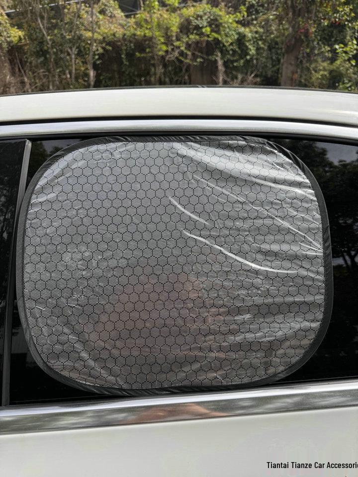 Graphene Double-Layer Car Sunshade: Heat Insulation Windshield Visor with Cool Fabric