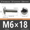 304 Stainless Steel Large Flat Head Phillips Screw Bolt M2.5 M3 M4 M6 M8