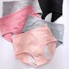 Women's Pocket High Waist Breathable Physiological Plus Size Underwear Menstrual Hygiene Pants