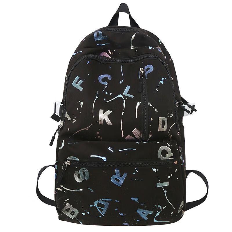 Women s Fashion Oxford Cloth Student Backpack One Size