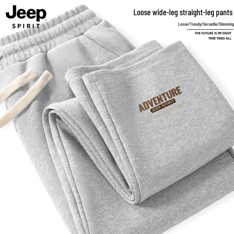 

JEEP SPIRIT Men s 2025 Loose Straight-Leg Casual Sport Pants XL (180cm)