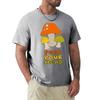 Feed Your Head With Retro Mushrooms T-Shirt Custom T Shirt Summer Clothes Oversized T Shirt Plus Size Tops Men Clothes