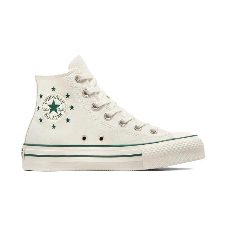 Converse Chuck Taylor All Star EVA Lift Durable Breathable High Top Canvas Shoes Kids Sneakers Beige A09772C
