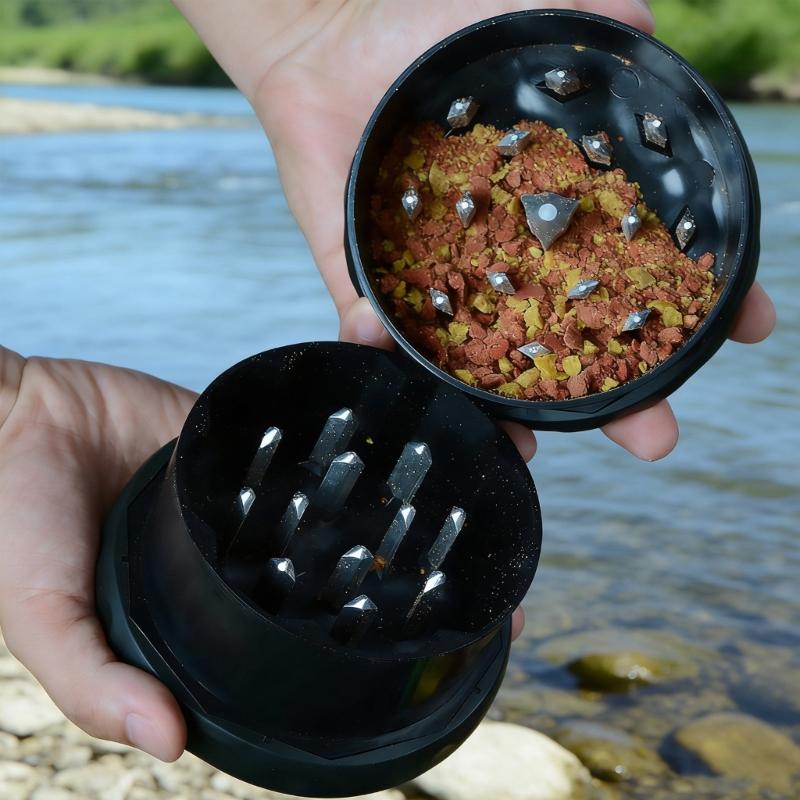 Fishing Pellets Lures Baits Crusher Chopper Baits Grinder Box Container Waterproof Carps Fishing Tackle Baits Making Box