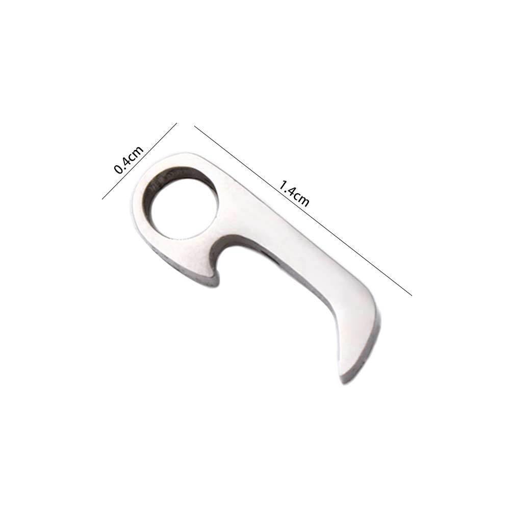 Ocelové ozubené kolo Multifunkční venkovní kapesní nástroj Přívěsek na klíče Otvírák EDC Nástroje Otvírák na láhve