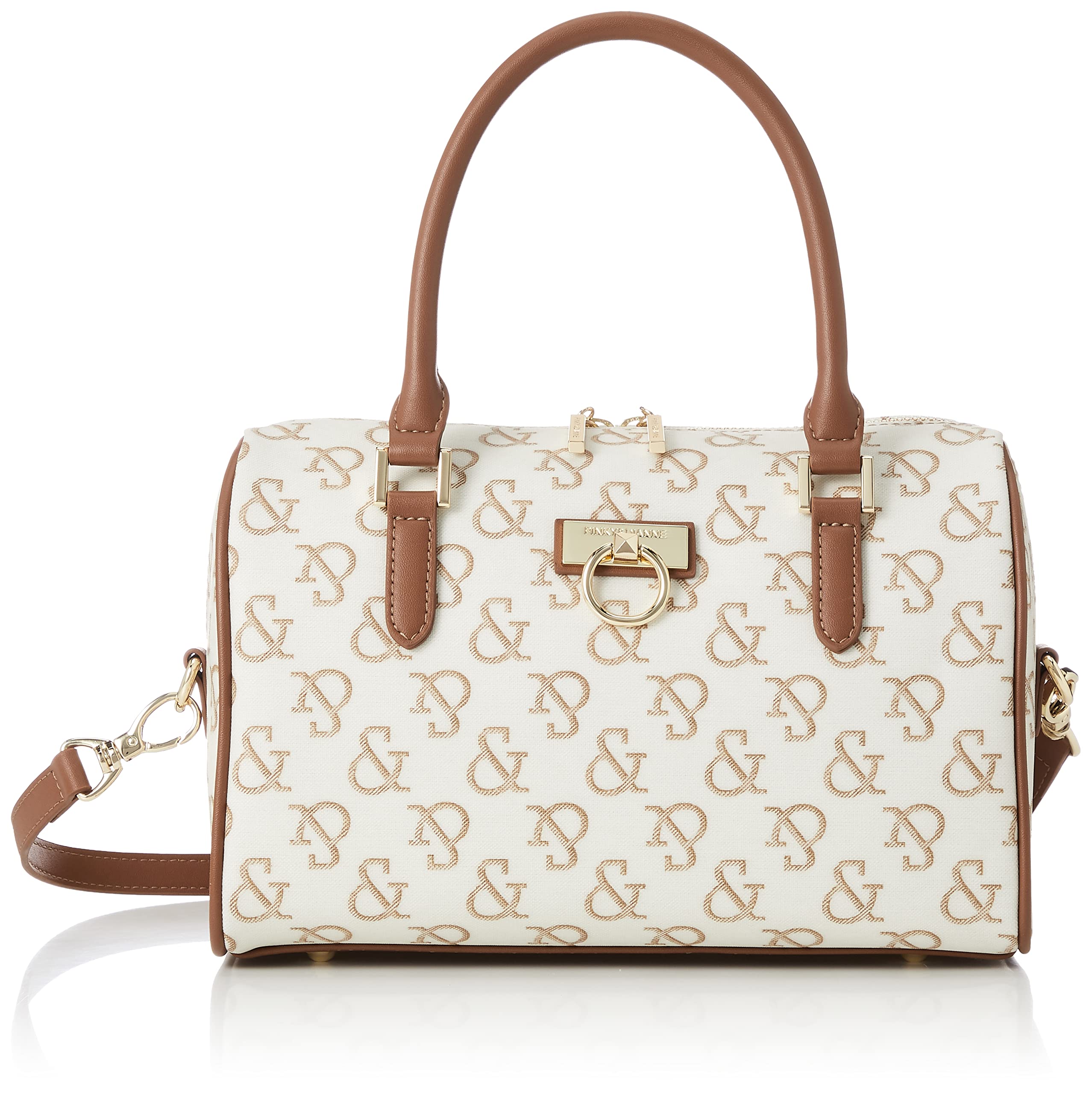 

and Boston Original printed removable hand and long shoulder easy to for cute and elegant and white [Pinky Diane] 2-way [Signature] & logo, pattern, білий