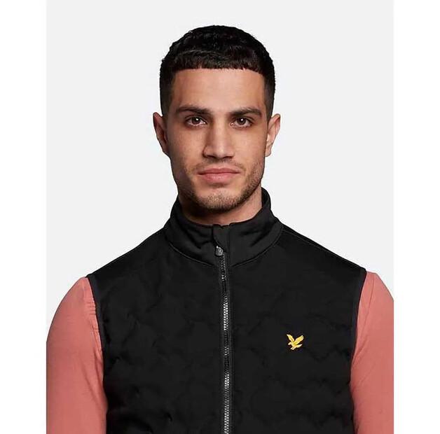 Lyle & Scott Check Quilt Back Fleece жилет
