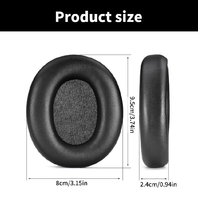 On Ear Headphone Ear Pad Replacement EarPads, Soft Protein Leather for Extended Wear Earcups for ANC2 Headsets
