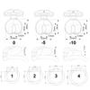 New Male Negative Electrode Chastity Cage Small Pot Lid  with 4 Size Rings Chastity Device Sissy Cb Lock Penis Bondage Sex Toys