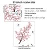 Rosa Pfirsichblüte Blumen Zweig Vögel Floral Wandaufkleber für Schlafzimmer Wohnzimmer Möbel Hintergrund Wandtattoos Wandbilder PVC