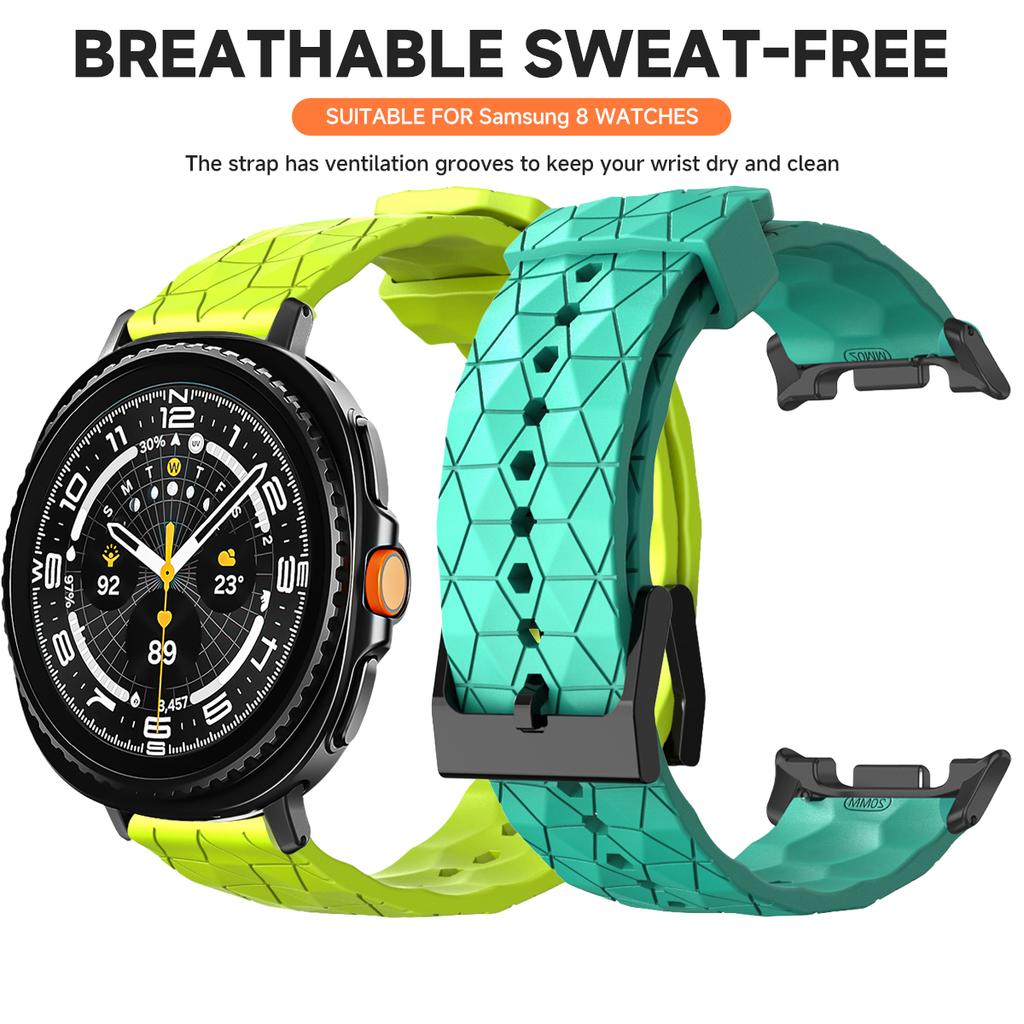 Swim Silicone Strap for Samsung Galaxy Watch 8 Classic 46mm 40mm 44mm Soft Breathable Bracele for Galaxy Watch Ultra 47mm 2025 Band