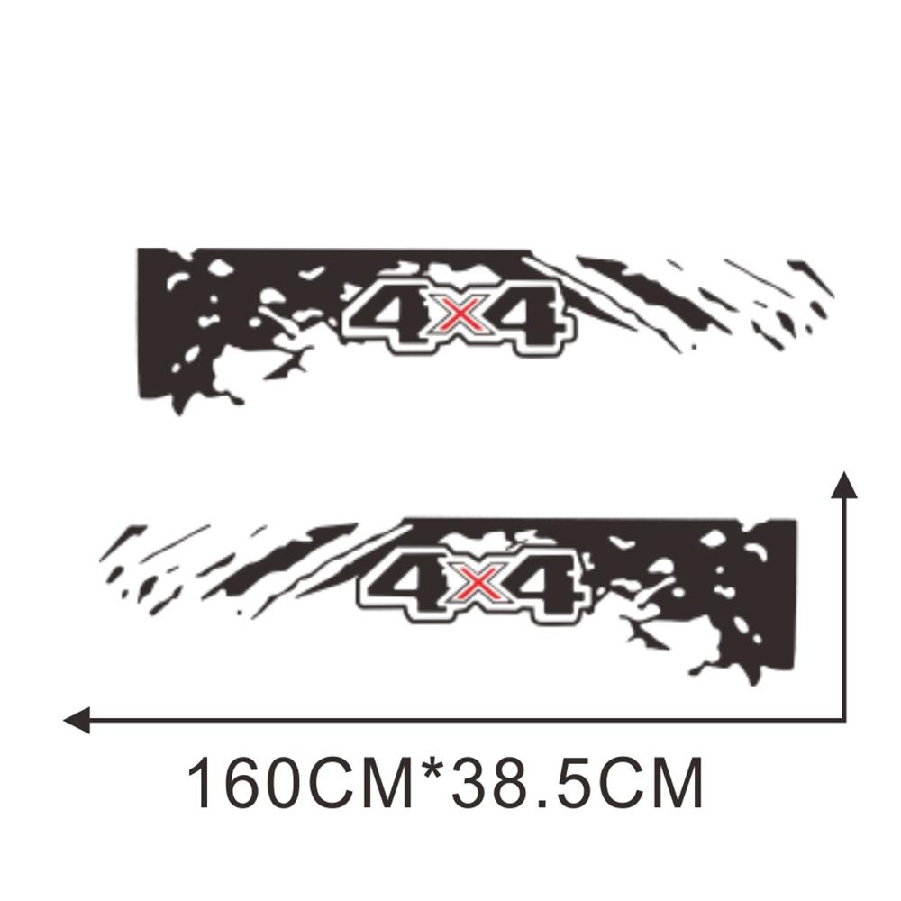 Samolepka na auto Nálepka na bok korby pro Mitsubishi L200 Triton Nissan Navara Ford F150 Univerzální