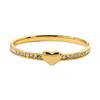 European and American Titanium Steel Bracelet Open Bracelet Heart Shaped Hand