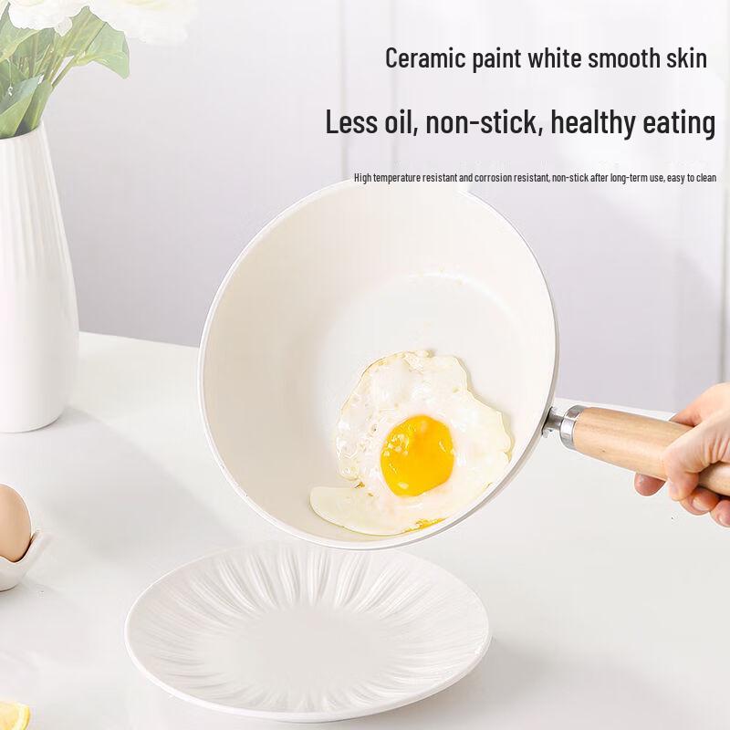 Bayco Non-Stick Wooden Handle Frying Pan