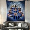 Inter Milan Wall Hanging Printed Fabric Blanket Decorative Tapestries for Bedroom Living Room Home Decor