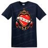 T-shirt Style Tatouage Cœur d'Amour Vintage Marin Tee Design Graphique Mignon