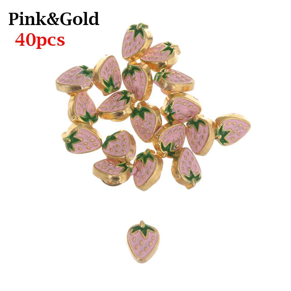 20/40pcs Cute Girl Gift Dollhoues Miniature Craft Clothing Sewing Buckle Mini Buttons DIY Clothes Metal Buckles