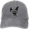 Chicken Whisperer Jeansmütze Baseball Dad Cap Cowboyhut Verstellbar Klassisch Gewaschen 100% Baumwolle Sport für Männer Frauen Hut