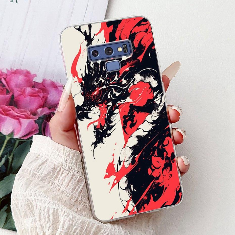 Fashion Painting Case For Samsung Galaxy Note9 Soft Silicone Phone Cases For Samsung Note 9 SM-N960F Covers Bumpers