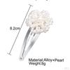 Pearls Hair Pin Barrettes Flower Brooch Lady Womens Jewelry Valentines Day Gifts