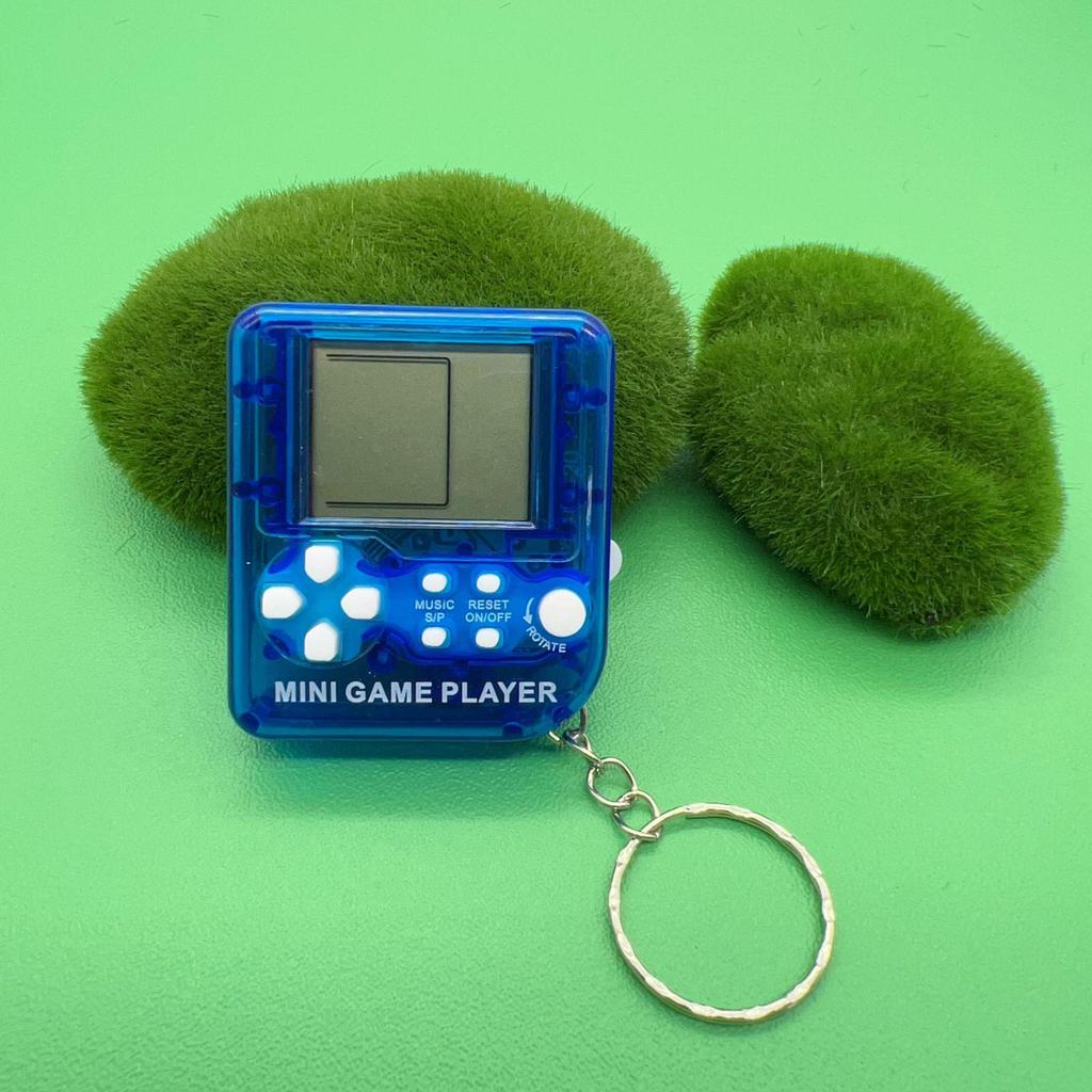 Mini Tetris Handheld Game Console Keychain