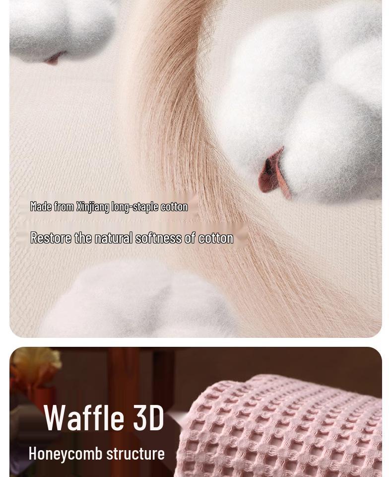 Soft Cotton Gauze Sofa Blanket - Perfect for Summer, Office Naps & Air Conditioning