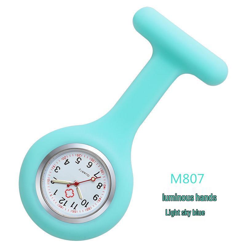 

Мягкие силиконовые светящиеся водонепроницаемые часы-клипса для медсестры