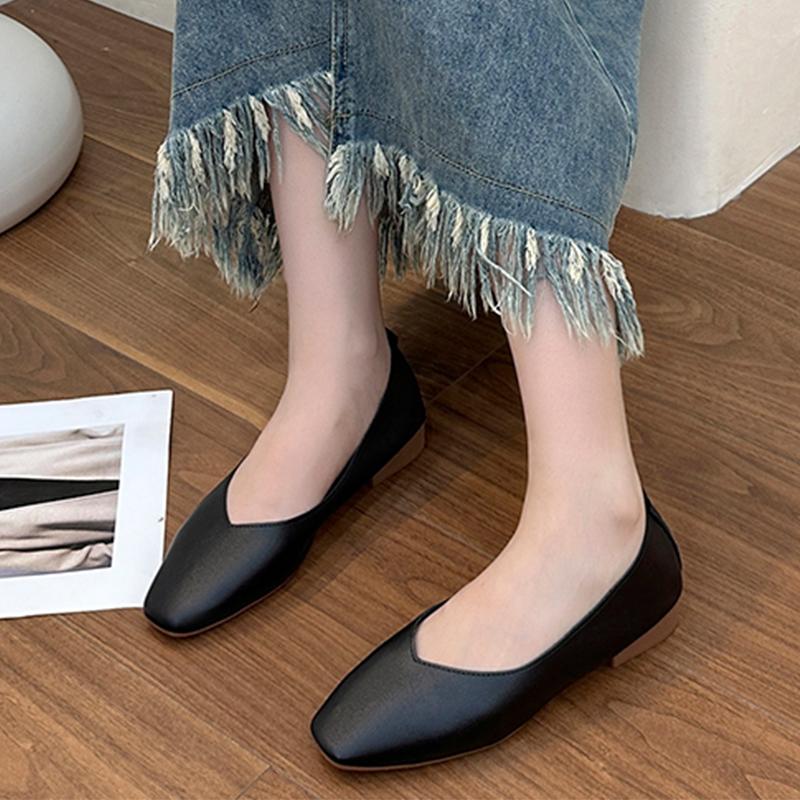 

Модные женские туфли на плоской подошве, повседневные сандалии на осень 2024 года, модные новые туфли-лоферы, удобные туфли в стиле ретро для балета и танцев 40 чёрный