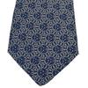Used HERMES tie Celtic Knots silk Navy white business