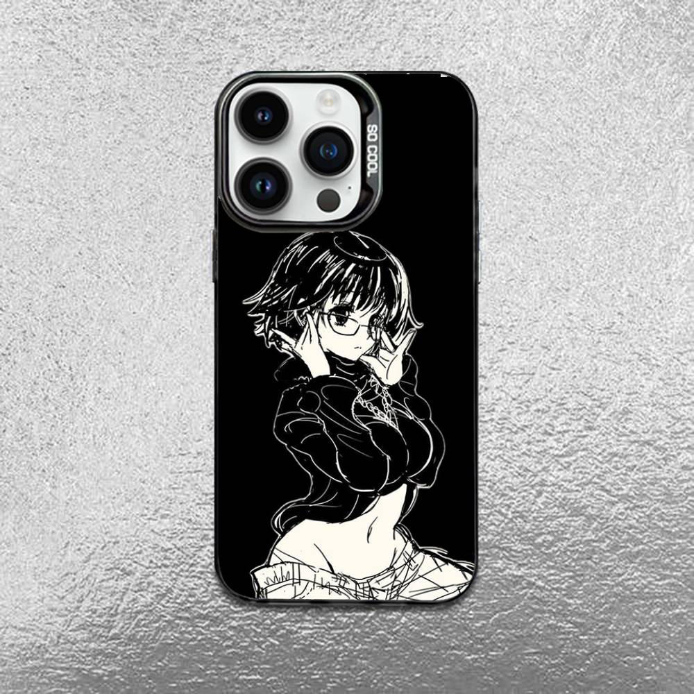 

S-Shizuku M-Murusaki Phone Case For iPhone 17,16,Pro,Max,e,15,14,Plus,13,12,Mini,11, Matte Colored Silver Luxury Cover iPhone16