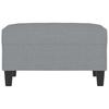 Footstool Light Grey 70x55x41 Cm Fabric
