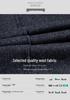 2024 Men's Mid-Length Wool Cashmere Coat - Winter Plus Size Business Style