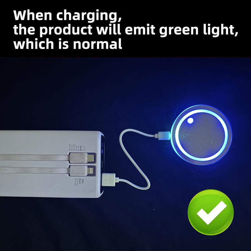 Car LED Cup Holder Lights Car Rechargeable 3 Modes 7 Color Changing Light Up Cup Holder Insert Coasters Car Decor Accessories