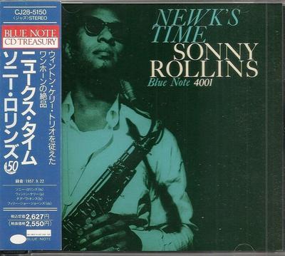 CD SONNY ROLLINS  Newks Time CJ285150 Blue Note 1989 Japan Jazz Used