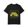 Best Dad In The Galaxy T Shirt White Star Wars Inspired Graphic for Father Day Gift