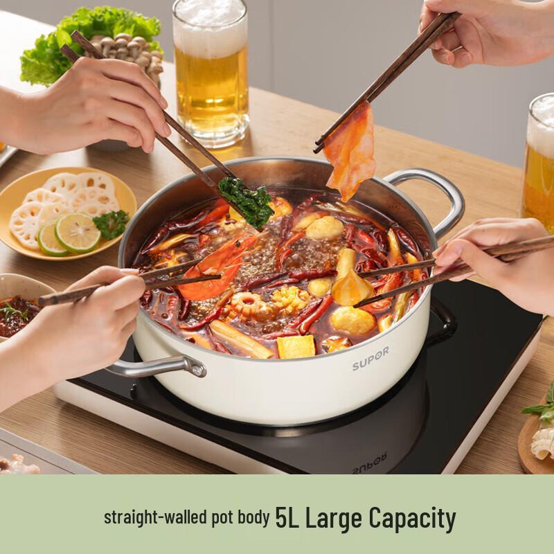 Supor Multifunkční nerezový hotpot a polévkový hrnec