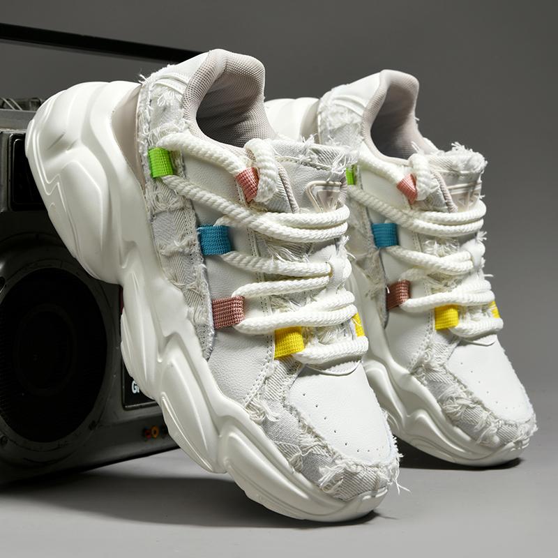 

Кожаная спортивная обувь повседневная обувь для мужчин модная обувь для платья tenis de hombre мокасины tenis caballero дизайнерские кроссовки 44 белый