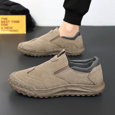 Zapatos de Protección Laboral para Hombre Otoño Obra de Construcción Trabajo Antideslizantes Resistentes al Desgaste Deportivos Ocio Senderismo